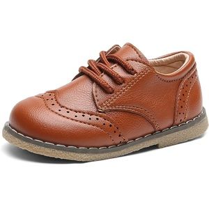Toddler Boys Brown Dress Shoes